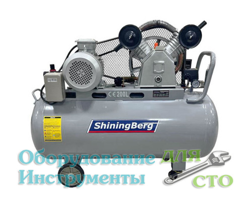 Компрессор поршневой ShiningBerg STSV200/600 (600 л/мин) 380 вольт